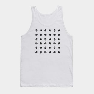 Coffee Beans Pattern Tank Top